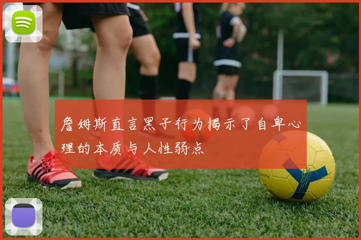 詹姆斯直言黑子行为揭示了自卑心理的本质与人性弱点